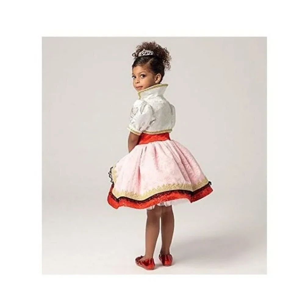McCalls folded lame tulle
